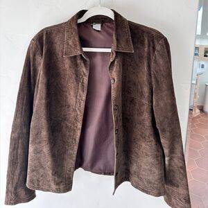 Brown Suede Women's Jacket